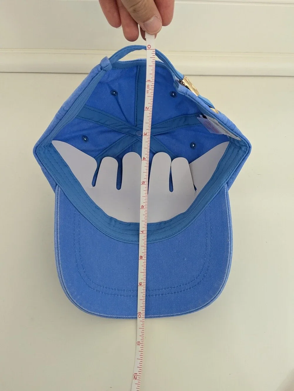 NWT! Lilly Pulitzer Chambray Logo Hat In Oceanfront Blue